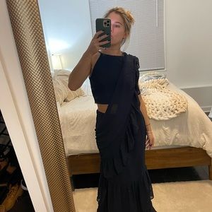 Blue lehenga Indian two piece